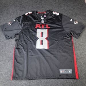 Nike Atlanta Falcons Kyle Pitts #8 Black Red White Football Jersey Men's XXL New
